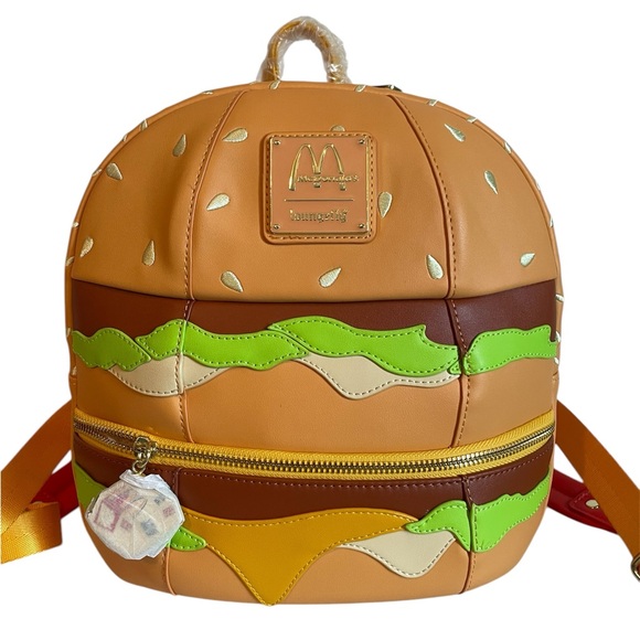 Loungefly Handbags - Loungefly McDonald’s Big Mac Mini Backpack